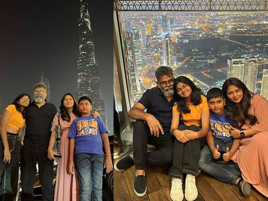 Sukumar Enjoys Dubai Trip With Family